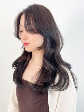 アイティーバイアルバム 松戸店(IT by ALBUM) ダークグレージュ_ピンクブラウン切りっぱなしボブ_ba471621