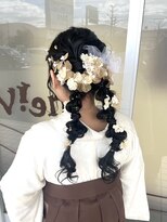 美容室 びゃんびゃん 社店&nbsp;卒業式アレンジ/ヘアセット/編み下ろしアレンジ