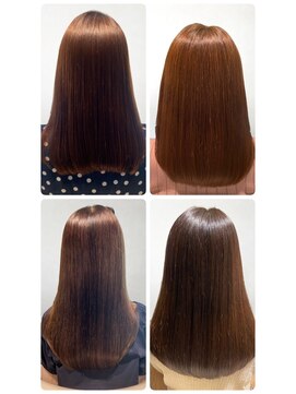 美容室フルール 20代30代40代髪質改善トリートメント艶感ストレート透明感