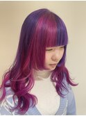 チェリーピンク×ラベンダー