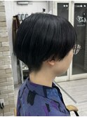 刈り上げマッシュショートスタイルチェンジ