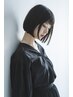 【江田限定】イルミナカラー使用◎透明感抜群！暗髪ボブ.切りっぱなしボブ