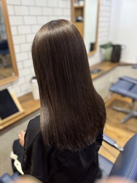 コミレ(COMILE) 暗色カラー縮毛矯正 髪質改善酸性ストレート髪質改善ストレート
