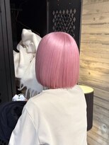 ヲタク(wotaku.)&nbsp;ペールピンクホワイトピンクハイトーンボブケアブリーチホワイト