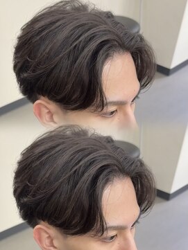 プルーブトウキョウ 渋谷(PROVE TOKYO) メンズセンターパート ニュアンスパーマ