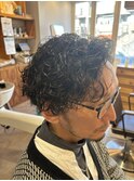 名古屋天白区梅ヶ丘30～50代大人メンズスパイラルパーマ
