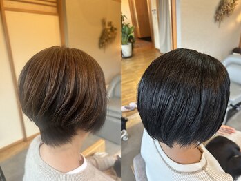 ミア(Mia)の写真/骨格・髪質に合わせた似合せヘアをご提案◎再現性の高いカットで、毎日のスタイリングも簡単に♪