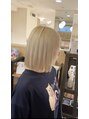 ヘアーアンドメイク ブロッサム 志木南口店(HAIR&MAKE Blossom) ミルクティーベージュ 　ハイトーンのベージュカラーも得意