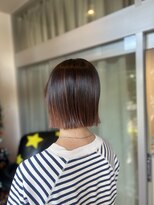 オーシー 四ツ井店(O'sea)&nbsp;プレイングカラー×ミニボブ