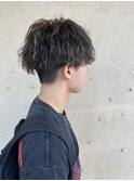 ハイライト/ツイストスパイラル/メンズカット/パーマ/20代/30代