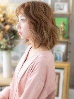 カバーヘア ブリス 川口(COVER HAIR bliss)&nbsp;大人かわいいぱっつん前髪根元パーママレットヘアh420代30代40代