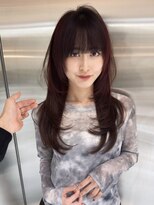 ルームバイシー 新宿(Loom. by Sea)&nbsp;ココアベージュ×レイヤー[小顔/黒髪/オリーブグレー]