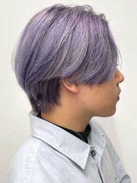 ラギッド 大野城店(RUGGED) ブリーチカラー ペールパープル アンブレラカラー マッシュ