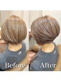 白髪ぼかし(ベージュ)白髪キレイにマイナス10歳