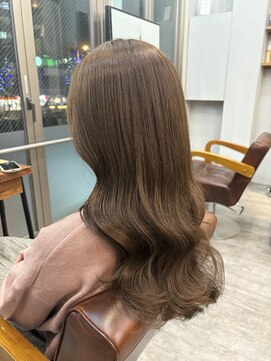 アピューズ ヘアー 梅田(Apiuz Hair) ベージュカラー