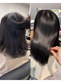 髪質改善ストレート