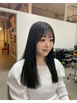 ベルポール(Bell port)&nbsp;着物ヘア/大人ガーリー/ダークアッシュ/似合わせカット/芦屋駅