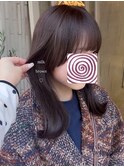 透明感ミルクブラウン/スモーキーカラー/シアーカラー