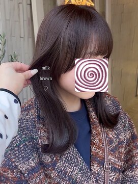 ヘアプレイスソル (HAIR PLACE SoL) 透明感ミルクブラウン/スモーキーカラー/シアーカラー