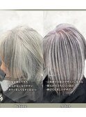 メンズハイライト/メンズバレイヤージュ/白髪ぼかし
