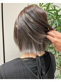 インナーカラー×シルバー