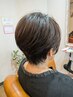 カット+白髪染めリタッチ+トリートメント