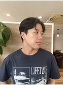 毛流れセンターパート