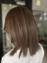 ウェイビー 桜木町店(WAVY)&nbsp;ミディアムレイヤーオリーブブラウン