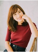 ナチュラルストレートミディ