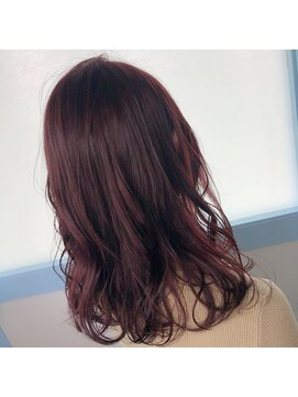 テクライズ 豊橋店(TECHRISE) 艶髪　ピンクブラウン　ブリーチ無しのピンクカラー