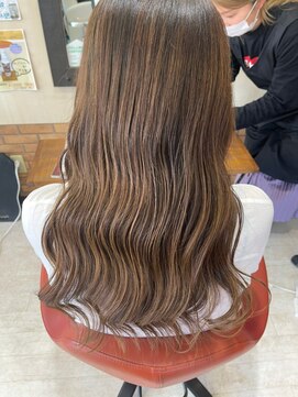 ヘアスタジオブービー ハイライト×ロング