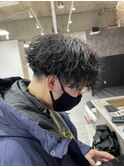 ハイライト/ツーブロックマッシュ/束感/波巻き/津田沼駅