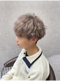 デザインカラー/レイヤーカット/ウェットヘア/オリーブベージュ