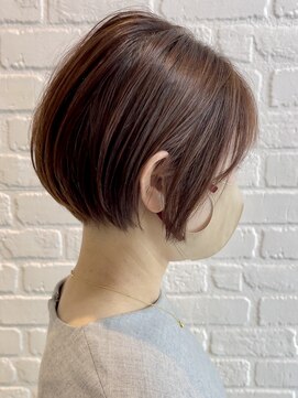 デイジー インデックスヘア 大島店(DAISY index hair) ショートカット×ひし形ショートボブ×前髪あり20代30代40代