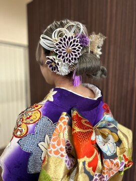 エフプロモーションフローラ(FLORA) はたちの集いヘアセット