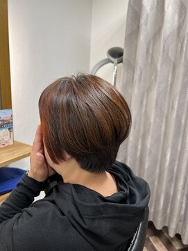 ヘアークラフト サン 住吉店 [ヘアークラフトサン] 大人女性におすすめ◎ふんわりショ-トボブ