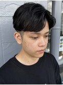 メンズパーマ波巻きパーマツイストスパイラルパーマ30代鹿児島