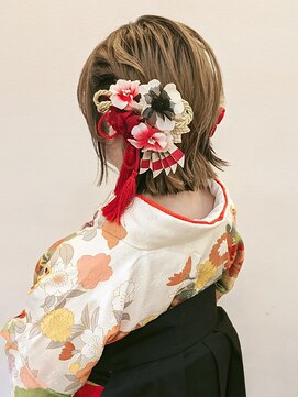 ヘアリゾート粋 新宿三丁目本店 【新宿三丁目】振袖着付けへアセット