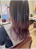 グラデーションカラー×ピンクバイオレット