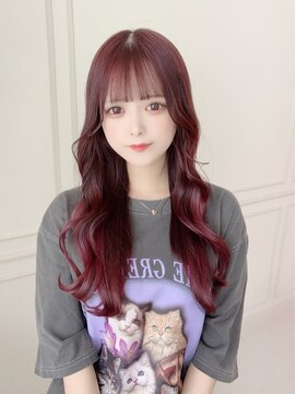 ランド 原宿表参道(LAND) 前髪カットが可愛い☆ブリーチなしピンクカラー