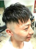 スキンフェードのフォワードスタイル