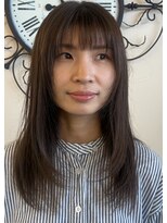 ヘアージン 野々市(hair Jin)&nbsp;ロング＋フェイスラインボブ