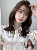 エインアンリー 明治神宮前(AIN.ANLY.)&nbsp;顔周りレイヤーカットウルフカット前髪カットグレージュ