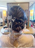 結婚式お呼ばれ hair