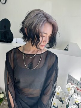 スーパーシーン(SUPER SCENE) ミディアムヘア/デザインカラー/フェイスフレーミング/宜野湾