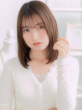 モッズヘア 上尾西口店(mod's hair) 透けバングシンメトリー小顔エアストレートh4上尾20代30代40代