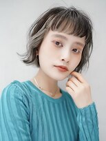 ギークス(GEEKS) 【GEEKS渋谷】オン眉ボブ/アンブレラカラー/初ブリーチ/冬カラー