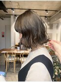 毛先パーマ、ニュアンスパーマ、ゆるめパーマ、大人ボブ