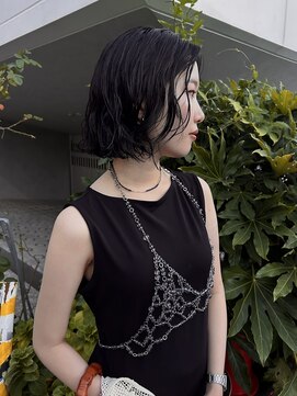 メロウ(MELLOW) ニュアンス黒髪パーマ/ボブパーマ