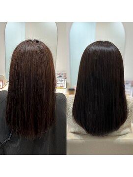 シンシア 銀座(sinsia) 30代　パヤパヤ広がる髪もsinsで美髮矯正
